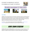 St Mary's, Gamlingay, weekly newsletter – 11th July 2025