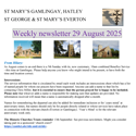St Mary's, Gamlingay, weekly newsletter – 29th August 2025