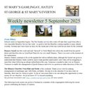 St Mary's, Gamlingay, weekly newsletter – 5th September 2025