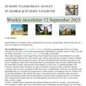 St Mary's, Gamlingay, weekly newsletter – 12th September 2025