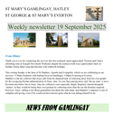 St Mary's, Gamlingay, weekly newsletter – 19th September 2025
