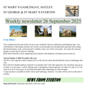 St Mary's, Gamlingay, weekly newsletter – 26th September 2025