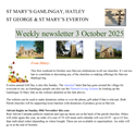 St Mary's, Gamlingay, weekly newsletter – 3rd October 2025