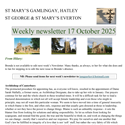 St Mary's, Gamlingay, weekly newsletter – 17th October 2025