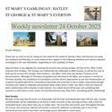 St Mary's, Gamlingay, weekly newsletter – 24th October 2025