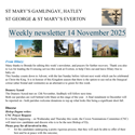 St Mary's, Gamlingay, weekly newsletter – 14th November 2025