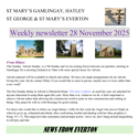 St Mary's, Gamlingay, weekly newsletter – 28th November 2025