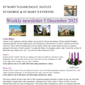 St Mary's, Gamlingay, weekly newsletter – 5th December 2025