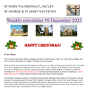 St Mary's, Gamlingay, weekly newsletter – 19th December 2025