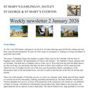 St Mary's, Gamlingay, weekly newsletter – 2nd January 2026