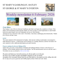 St Mary's, Gamlingay, weekly newsletter – 6th February 2026