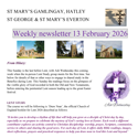 St Mary's, Gamlingay, weekly newsletter – 13th February 2026