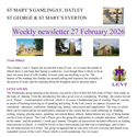 St Mary's, Gamlingay, weekly newsletter – 27th February 2026