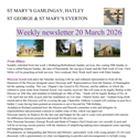 St Mary's, Gamlingay, weekly newsletter – 20th March 2026