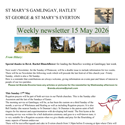 St Mary's, Gamlingay, weekly newsletter – 15th May 2026