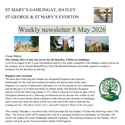 St Mary's, Gamlingay, weekly newsletter – 8th May 2026