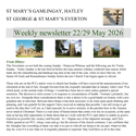 St Mary's, Gamlingay, weekly newsletter – double issue for 22nd and 29th May 2026