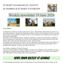 St Mary's, Gamlingay, weekly newsletter for 19th June 2026