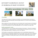 St Mary's, Gamlingay, weekly newsletter for 10th July 2026